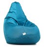 Classic XXL All Weather Outdoor Bean Bag With Beans In Blue Colour