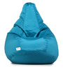 Classic XXL All Weather Outdoor Bean Bag With Beans In Blue Colour