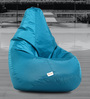 Classic XXL All Weather Outdoor Bean Bag With Beans In Blue Colour
