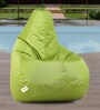 Classic XXL All Weather Outdoor Bean Bag With Beans In Green Colour