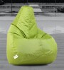Classic XXL All Weather Outdoor Bean Bag With Beans In Green Colour
