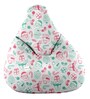 Classic XXL Filled Bean Bag in Santa Multicolour Print