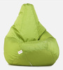 Classic XXXL All Weather Outdoor Bean Bag With Beans In Green Colour