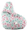 Classic XXXL Filled Bean Bag in Santa Multicolour Print