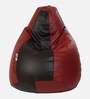 Classic XXXL Leatherette Bean Bag Cover in Brown Tan Colour