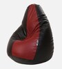 Classic XXXL Leatherette Bean Bag Cover in Brown Tan Colour