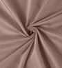 Beige Solid 210 TC Cotton King Sized Bedsheet With 2 Pillow Covers