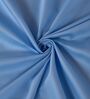 Blue Solid 210 TC Cotton King Sized Bedsheet With 2 Pillow Covers