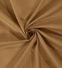 Beige Solid 210 TC Cotton King Sized Bedsheet With 2 Pillow Covers
