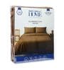 Brown Solid 210 TC Cotton King Sized Bedsheet With 2 Pillow Covers
