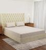 Grey Solid 210 TC Cotton King Sized Bedsheet With 2 Pillow Covers