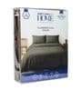 Brown Solid 210 TC Cotton King Sized Bedsheet With 2 Pillow Covers