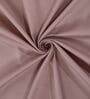 Orange Solid 210 TC Cotton King Sized Bedsheet With 2 Pillow Covers