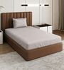 Grey Solid 210 TC Cotton Bedsheet With Single Size Bedsheet With 1 Pillow Cover