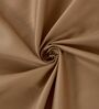 Brown Solid 210 TC Cotton Bedsheet With Single Size Bedsheet With 1 Pillow Cover