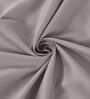 Grey Solid 210 TC Cotton Bedsheet With Single Size Bedsheet With 1 Pillow Cover