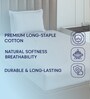Grey Solid 210 TC Cotton Bedsheet With Single Size Bedsheet With 1 Pillow Cover