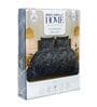 Blue Abstract 210 TC Cotton King Sized Bedsheet With 2 Pillow Covers