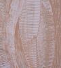 Beige Geometric 210 TC Cotton King Sized Bedsheet With 2 Pillow Covers