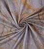 Grey Geometric 210 TC Cotton King Sized Bedsheet With 2 Pillow Covers
