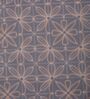 Grey Geometric 200 TC Cotton King Sized Bedsheet With 2 Pillow Covers