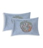 Green Medallion 200 TC Cotton King Sized Bedsheet With 2 Pillow Covers