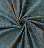 Green Medallion 200 TC Cotton King Sized Bedsheet With 2 Pillow Covers