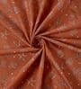 Orange Seahorse 200 TC Cotton King Sized Bedsheet With 2 Pillow Covers