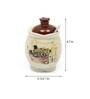 Elite Brown Ceramic 3 Pcs Condiment Jar with Tray