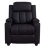 Classy Recliner with cupholders in Black Colour
