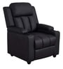 Classy Recliner with cupholders in Black Colour