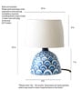 Classy Blue Pottery Terracotta Table Lamp