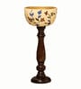 Tarter Multicolour Teracotta Shade Table Lamp With Wood Base