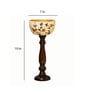 Tarter Multicolour Teracotta Shade Table Lamp With Wood Base