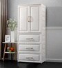 Classy Kids Almirah Shelf & 3 Drawers In White Colour