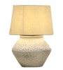 Classy pot design white Terracotta table lamp