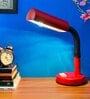 Classy Red & Black Metal Study Lamp