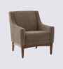 Claudia Boucle Fabric Arm Chair In Brown Colour