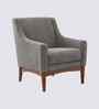 Claudia Boucle Fabric Arm Chair In Grey Colour