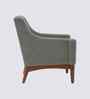 Claudia Boucle Fabric Arm Chair In Grey Colour