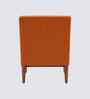 Claudia Boucle Fabric Arm Chair In Orange Colour