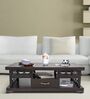 Claudia Solid Wood Coffee Table Dark Walnut Finish