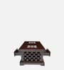 Claudia Solid Wood Coffee Table Dark Walnut Finish