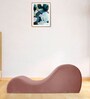 Claudiea Fabric Chaise Lounger in Pink Colour