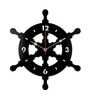 Claus Engineered Wood Black Wall Clock