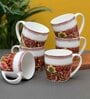 Clay Craft Fine Ceramic Alton Fiesta Tea/Coffee Cup Set Of 6
