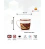 Clay Craft Fine Ceramic Alton Fiesta Tea/Coffee Cup Set Of 6