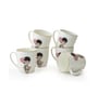 Clay Craft Fine Ceramic Barbie Tea/Coffee Cup Set Of 6