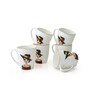 Clay Craft Fine Ceramic Barbie Tea/Coffee Cup Set Of 6