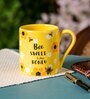 Clay Craft Fine Ceramic Be Sweet Like Honey Milk Mug 2 Piece -350 ml